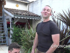 Anal, Avsugning, Par, Sperma shot, Utomhus, Piercing, Tatuering