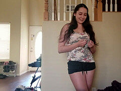 Med schoolgirl Kyra Rose Gives Roomate a Free pecker exam and Handjob