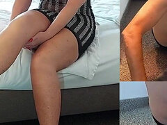 Bdsm, Fangenskap, Brunette, Dominerende kvinne, Fetisj, Mat, Fotfetisj, Tysk