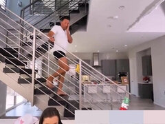 Watch Bella Rolland's hot friend get pounded and squirt in POV