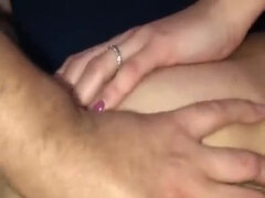 Smallish Latina Oves the Thumb in her Backside while I Plumb her