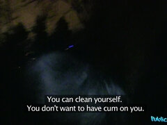 Amatör, Avsugning, Långt ner i halsen, Utomhus, Pov, Offentlig, Tuttar