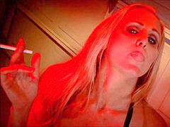 stellar milf Julia Ann deep-throats Dick While Smoking Cigarettes!