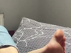 아마추어, 미인, 커플, 체코인, 유럽인, 여자 지배, 청바지, 양말