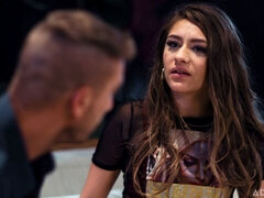 デカ尻, デカチン, フェラチオ, 茶髪の, バック, 自然山雀, ティーン, オッパイの