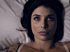 Tattooed teen anal fucked in front of 2 religious teachers