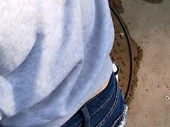 Blasen, Paar, Transe, Im freien, Pov, Transfrau