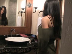 Amerikansk, Pik sutte, Brunette, Hårdt, Hotel, Pov, Tatovering, Teenager