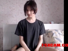 Femboy cam home video