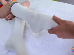 18 jahre, Arsch, Blondine, Spermaladung, Aufs gesicht abspritzen, Hardcore, Pov, Jungendliche (18+)