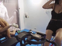 Gym trainer Filip Baco has a wild three-way with Jade Mercury and Alina Svetlana