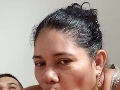 Amatör, Avsugning, Brunett, Par, Hemmagjord, Latina, Mogen, Milf