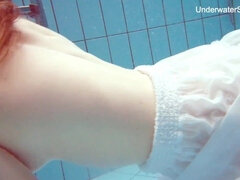 18, Rumpe, Brunette, Hunn, Petite, Fitte, Russer, Alene