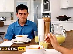 Grosser schwanz, Blasen, Hd, Latina, Schreiend, Spanisch, Stiefmutter, Titten