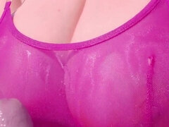 Amateur, Gros seins, Tir de sperme, Branlette thaïlandaise, Seins naturels, De plein air, Pov, Nénés