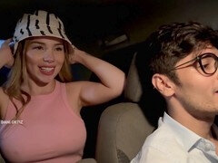 Seduced by a horny cab driver, busty Dani Ortiz loses her virginity