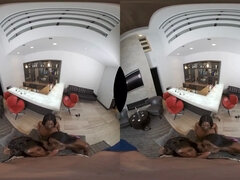 VR ORGY WITH ANA FOXXX, CHANELL HEART & EVI REI!