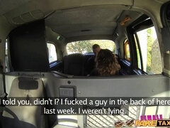 Watch how Sexy driver Elicia Solis loves getting drilled hard by a big cock in a taxi