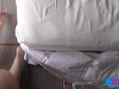 Nydelig, Soverom, Stor rumpe, Brunette, Hotell, Naken, Piercingen, Tenåring