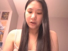 Asian teen brings you soothing ASMR vibes with some cozy pillow talk