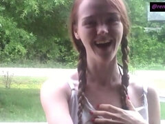 18, Amatør, Kvinde dominans, Ydmidelse, Lille kvinde, Solo, Teenager