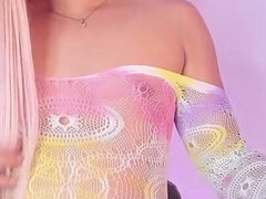 Amateur, Fille latino, Masturbation, Rousse roux, Transsexuelle, Solo, Jarretelles, Webcam