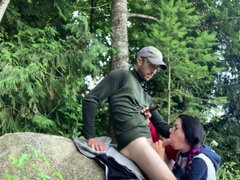 PornReal Nerdy Girl Forest Amateur Porn Lovemaking Big Male Stick Part1