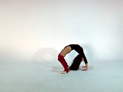 Anna Ocean, hot brunette gymnast with small tits