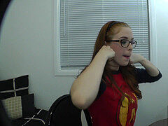 항문, 오랄섹스, 유리들, 핸드잡, 조그마한, 빨간 머리