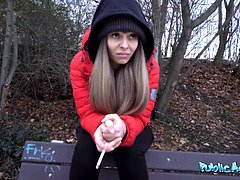 Store bryster, Blondine, Tjekke, Hd, Pov, Offentlig, Realitet, Ryger