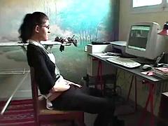 Amatør, Trældom, Brunette, Fetish, Fransk, Spanking