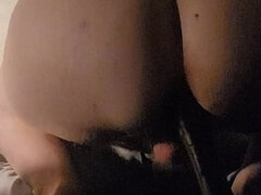 Grosser arsch, Dildo, Europäisch, Selbstgemacht, Masturbation, Solo, Vibrator