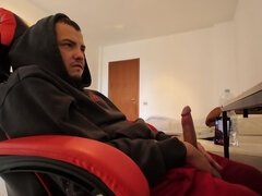 Amatør, Stor kukk, Sperm skott, Homofil, Runke, Alene, Spansk