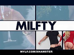 Mylf - big titted milf with accent tempts her stepson's dick