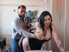Getting dolled up leads to anal for this tattooed MILF!