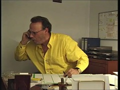 Stor kuk, Avsugning, Sperma shot, Ansiktsbehandling, Tysk, Milf, Slampa, Vintage