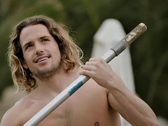 아기, 흑인, 사정 샷, 에보니, 머리카락이 많은, 야외의, 풀