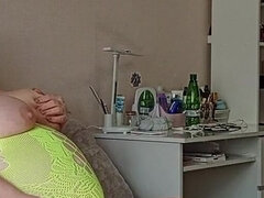 Enthousiasteling, Kont, Mooie dikke vrouwen, Grote mammen, Vrouw, Masturbatie, Rijpe lesbienne, Kut duiken