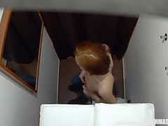 Enthousiasteling, Vingeren, Hd, Masseren, Realiteit, Roodharige vrouw, Tiener, Bekijker