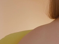 A Busty Wife Makes Out for Her Husband - a Skirt and a Sexy Necklace Are Enough. Marital Sex.