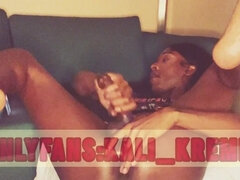 Amateur, Américain, Grosse bite, Noire, Masturbation, Solo