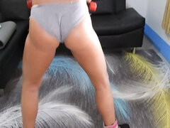 Swim in My Sweat in Grey Panty #2