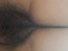 Hot Latina MILF Monse Shows Her Hairy Pussy & Big Ass - Amateur Homemade Fuck