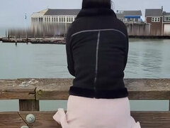 Amateur, Gros seins, Femelle, Exhib, Pov, Public, Chatte, Sous la jupe