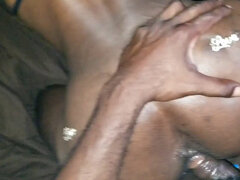 Iso perse, Takaapäin, Tumma, Alusvaatteet, Näkökulma pov