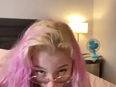 素人, ぽっちゃり, デカパイ, ブロンド, フェラチオ, 手コキする, ハメ撮り