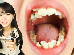 Amateur Girl Kanako's Tongue and Mouth Selfie