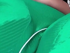 Amatorka, Płeć żeńska, Latynoska, Masturbacja, Mleko, Orgazm, Solo, Spandex