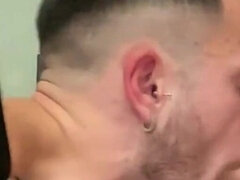 Amatør, Slikke rumpe, Stor kukk, Par, Homofil, Røff, Tattovering