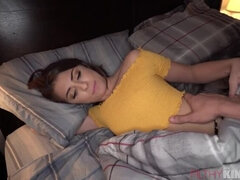 Cute Teen is Sick and Wants to Feel Better with Step-Dad's Big Dick